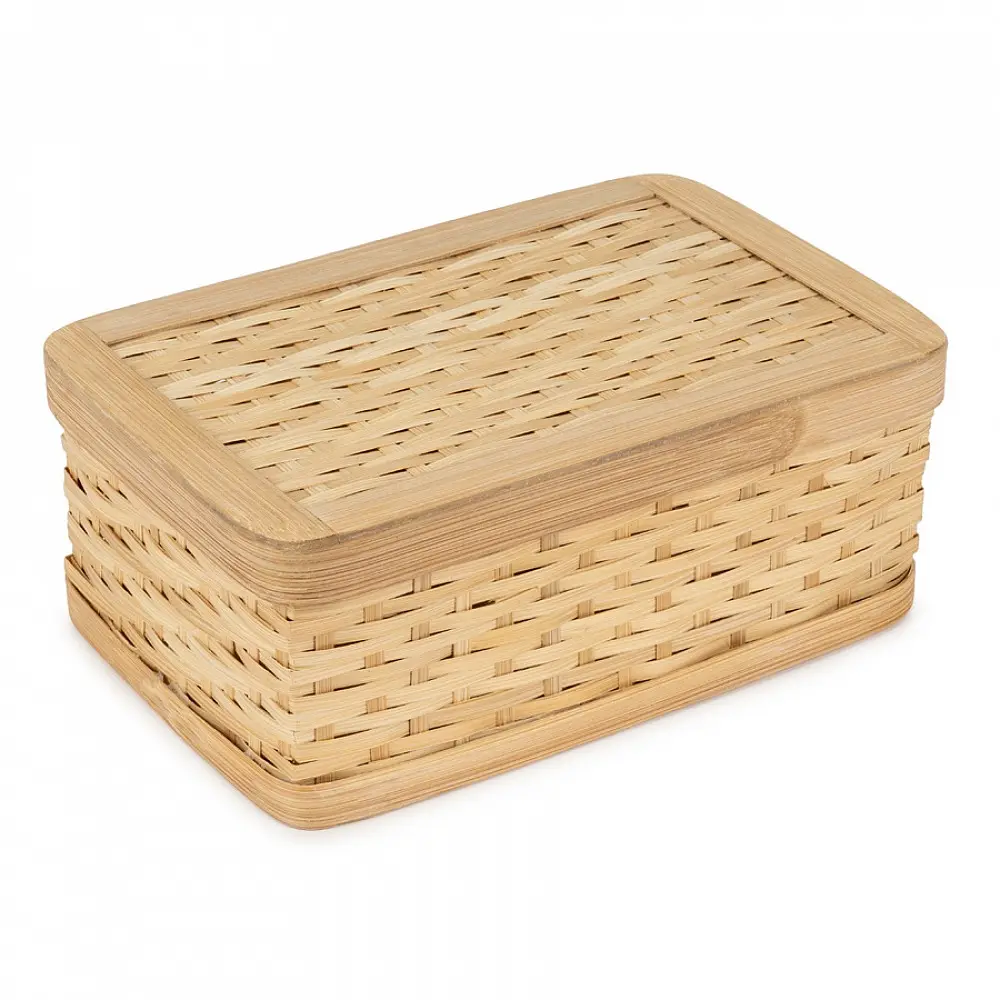 shop Sora Handcrafted Bamboo Rectangular Box - Set of 3