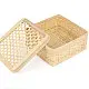 shop Mira Handcrafted Bamboo Square Box - Set of 3