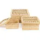 shop Mira Handcrafted Bamboo Square Box - Set of 3