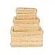 shop Mira Handcrafted Bamboo Square Box - Set of 3