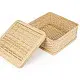shop Mira Handcrafted Bamboo Square Box - Set of 3