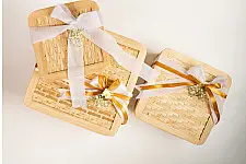Venu . वेणु ~ Mira Handcrafted Bamboo Square Box - Set of 3