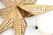 Venu . वेणु | Bamboo Handcrafted Hope Star - Natural Color (Two Sizes Option - Medium & Large)