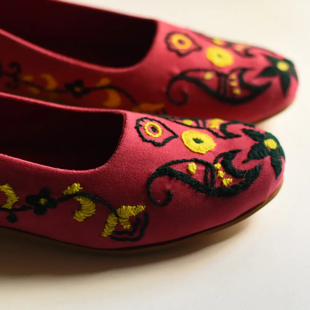 handmade embroidery shoes