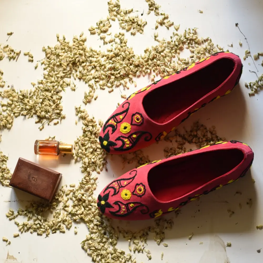 handmade embroidery shoes