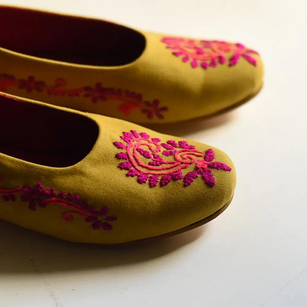 Hand Embroidered Shoes