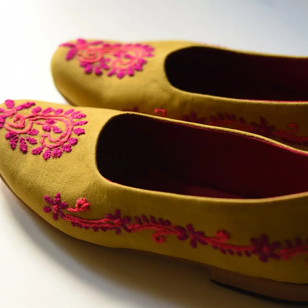 Hand Embroidered Shoes