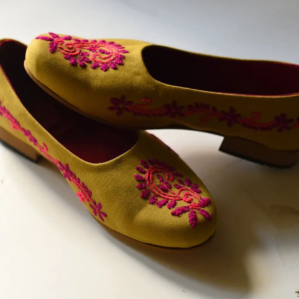Hand Embroidered Shoes