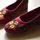 Hand Embroidered Shoes - Pink