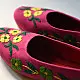 Hand Embroidered Shoes - Pink