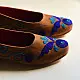 handmade embroidery Brown Shoe