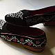 handmade embroidery - Black Shoes