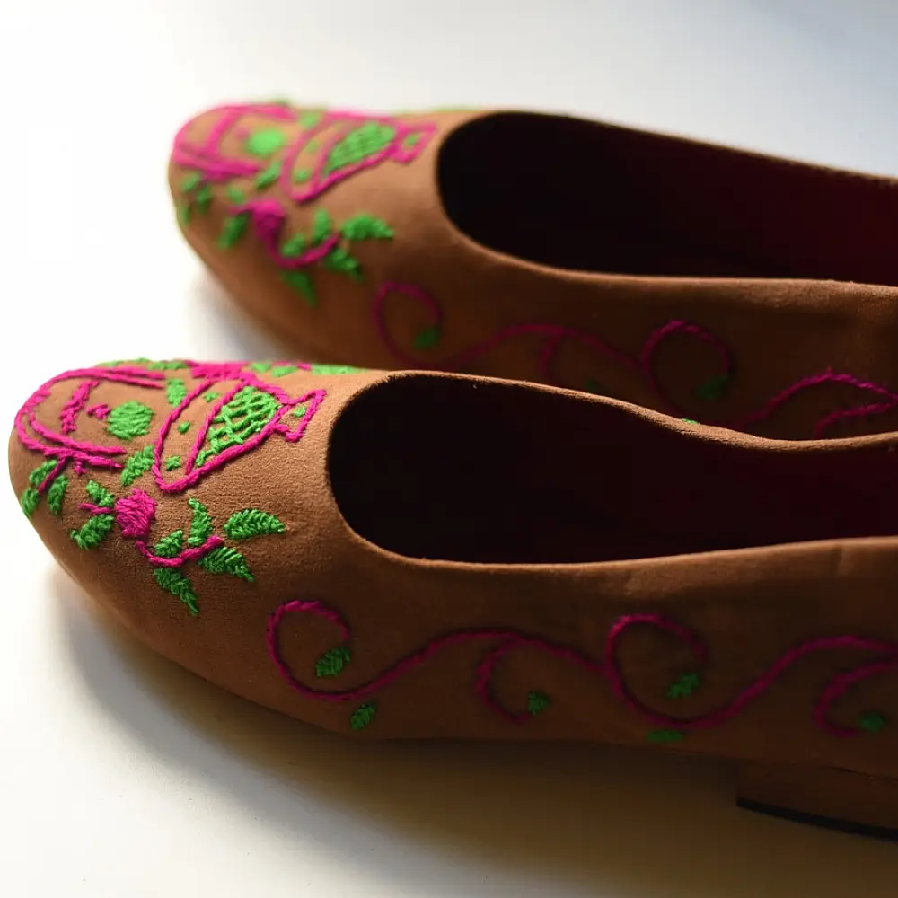 Handmade Embroidered Shoe 