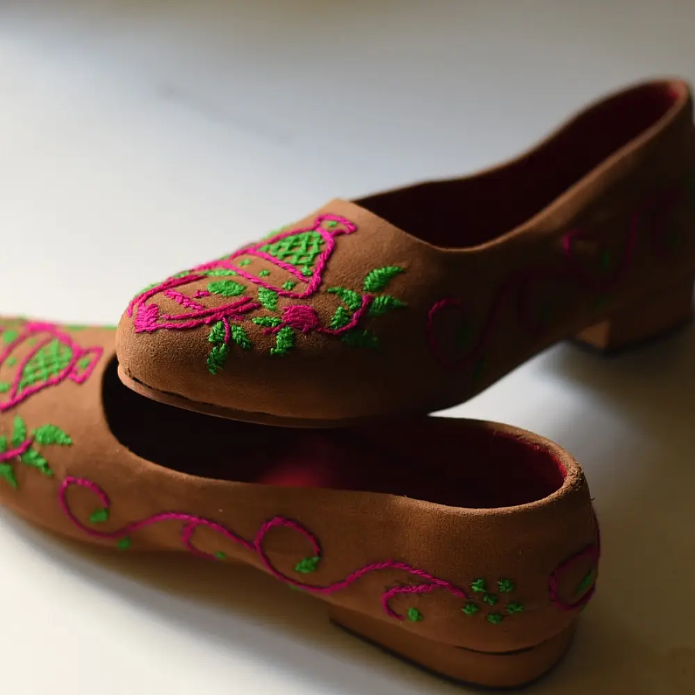 Handmade Embroidered Shoe 