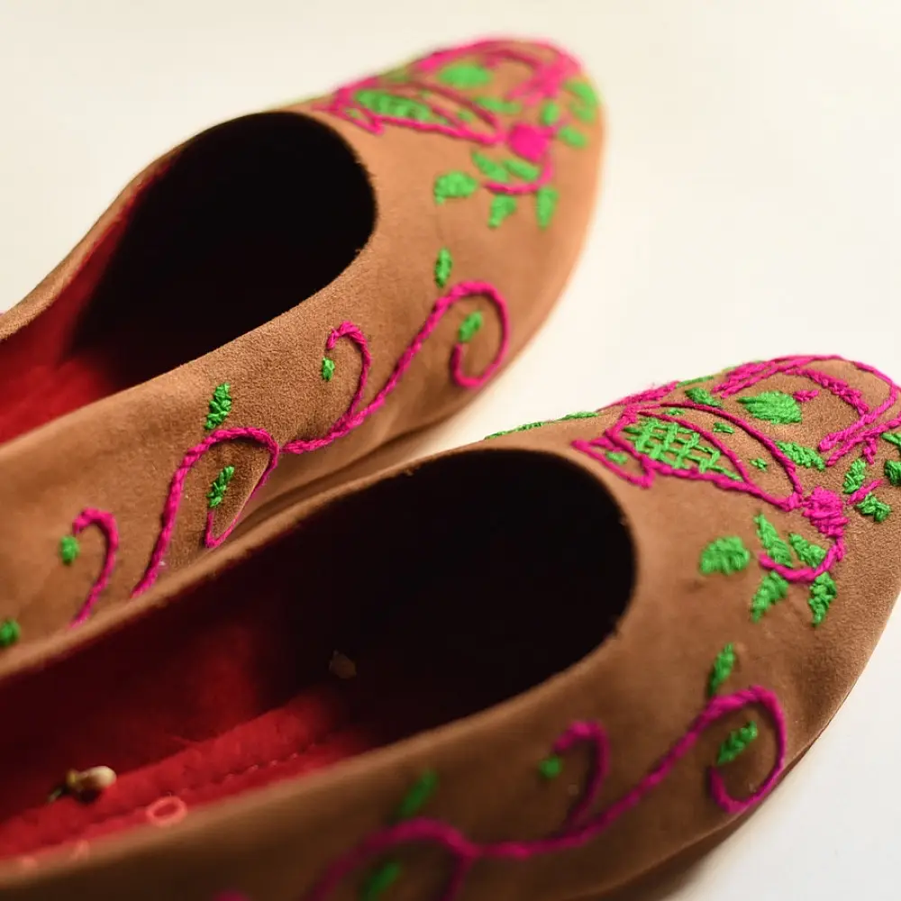 Handmade Embroidered Shoe 