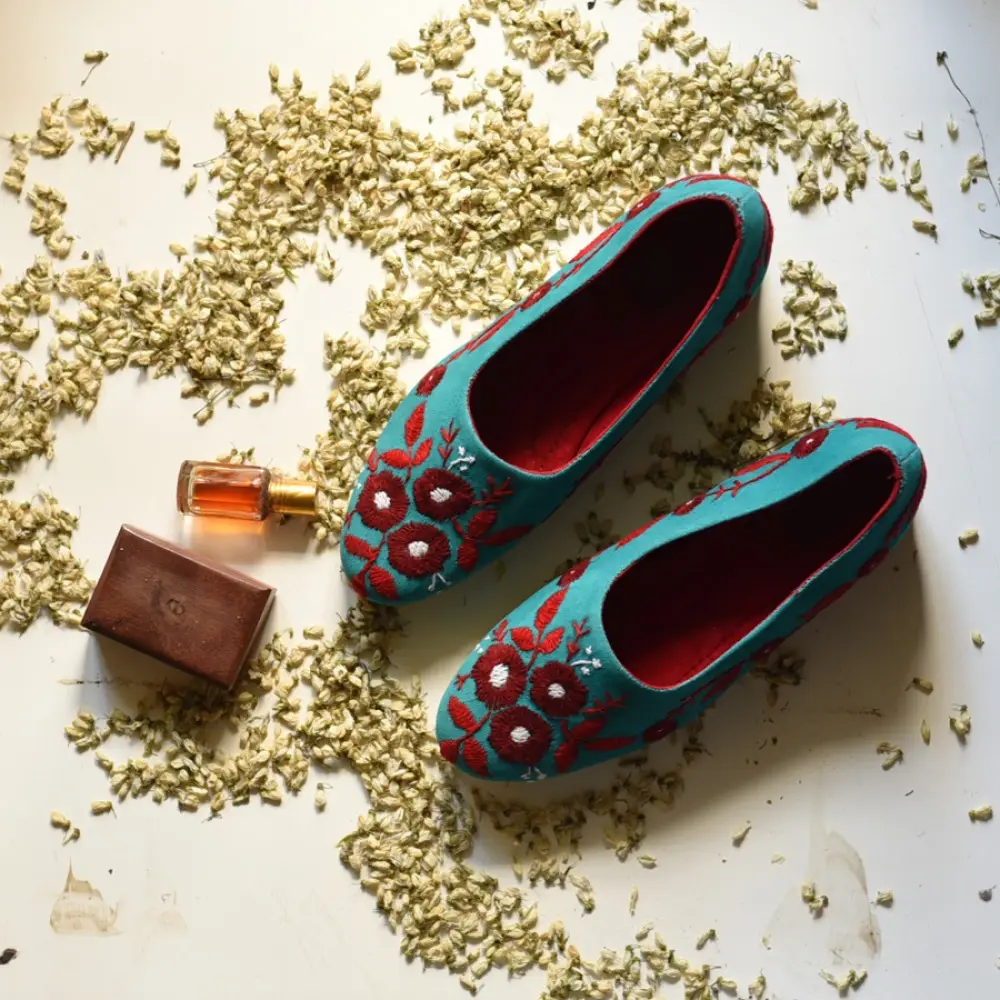 Handmade Embroidered Shoe