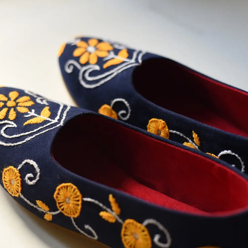 handmade embroidery shoe
