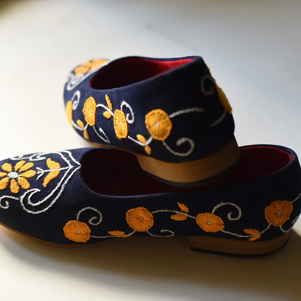 handmade embroidery shoe
