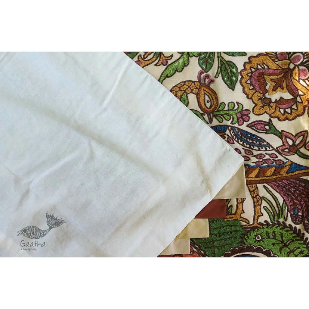 Rural trails ⁂ Kutchi Embroidered Wall Piece ( 58 x 44 ) ⁂ 6