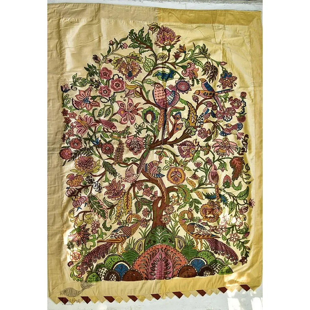 Rural trails ⁂ Kutchi Embroidered Wall Piece ( 58 x 44 ) ⁂ 6