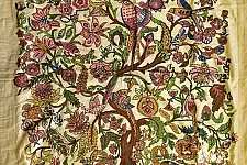 Rural trails ⁂ Kutchi Embroidered Wall Piece ( 63" x 46" ) ⁂ 6