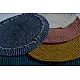 Hand knotted Spiral Placemat 