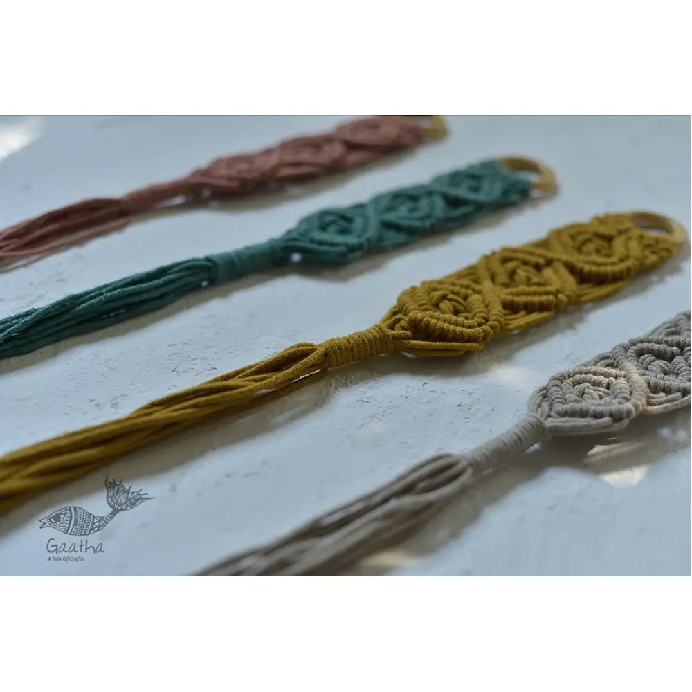 Hand knotted Curtain Tie back