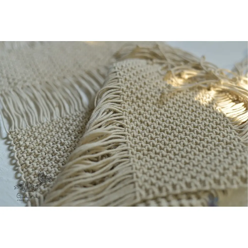 Hand knotted Table Runner