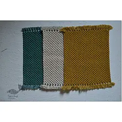 Knotted ▣ Classic Hand-Knotted Placemat (set of 4) ▣ 17
