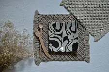 Knotted ▣ Jewel Hand-Knotted Placemat (set of 4) ▣ 18