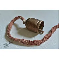 Knotted ▣ Intertwined Hand-Knotted Wind Chime with Metal Bell (Long) ▣ 39