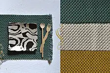 Knotted ▣ Classic Hand-Knotted Placemat (set of 4) ▣ 17