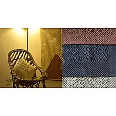 Knotted ▣ Diamond Hand-Knotted Cushion Cover ▣ 12
