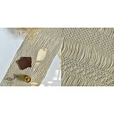 Knotted ▣ Jewel Hand-Knotted  Table Runner ▣ 30