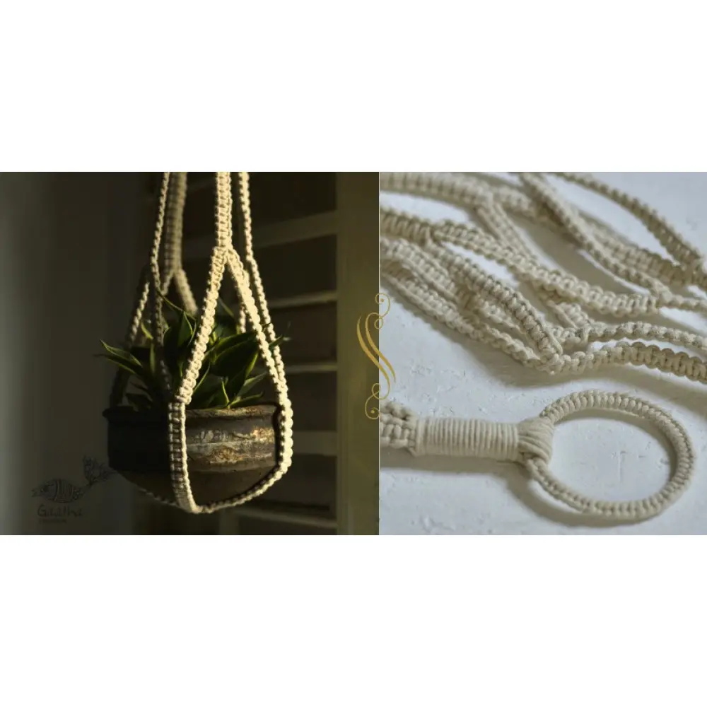 Hand knotted Classic Plant Hanger