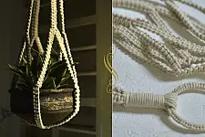 Knotted ▣ Minimal Hand-Knotted Plant Hanger ▣ 10