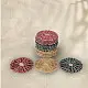 Roots & Reeds | Handcrafted ~ Pine Flat Coasters (Set of 6 )  -  Three color options