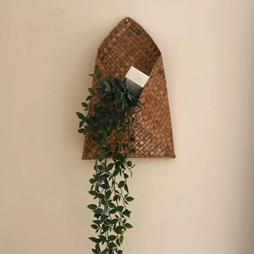 Roots & Reeds | Handcrafted ~ Water Hyacinth Meteka Magazine Holder