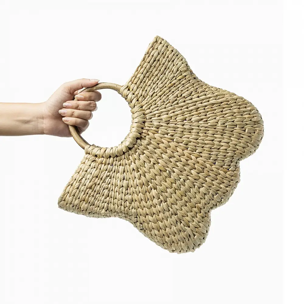 Roots & Reeds | Handcrafted Water Reed ~ Handbag - The Ringlet