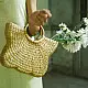 Roots & Reeds | Handcrafted Water Reed ~ Handbag - The Ringlet