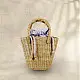Roots & Reeds | Handcrafted Water Reed Handbag - Velvet Bag 