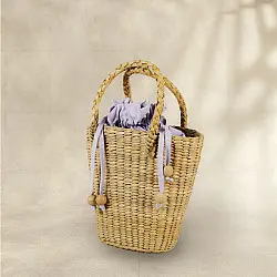 Roots & Reeds | Handcrafted Water Reed Handbag - Velvet Bag 