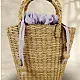 Roots & Reeds | Handcrafted Water Reed Handbag - Velvet Bag 