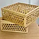 Roots & Reeds | Handcrafted ~ Square Bamboo Box with Lid