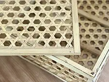 Roots & Reeds | Handcrafted ~ Square Bamboo Box with Lid