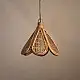 Roots & Reeds | Handcrafted Cane Hanging Light Flower - Aura