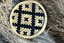 Roots & Reeds | Handcrafted ~ Handmade Bamboo Coaster (Set of Four)