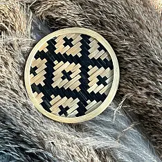 Roots & Reeds | Handcrafted ~ Handmade Bamboo Coaster (Set of Four)