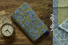 Time and Again! ⌛ Block Printed Cotton Saree ⌛ 11