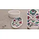 तराश ☘ Pacchikari (Inlay) Marbel Oval Jali Box ☘ 11